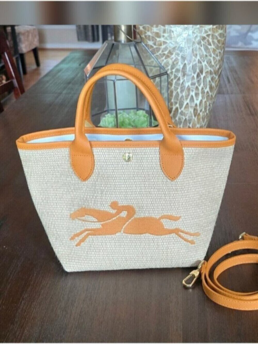 Longchamp Le Panier Pilage Small Basket Bag